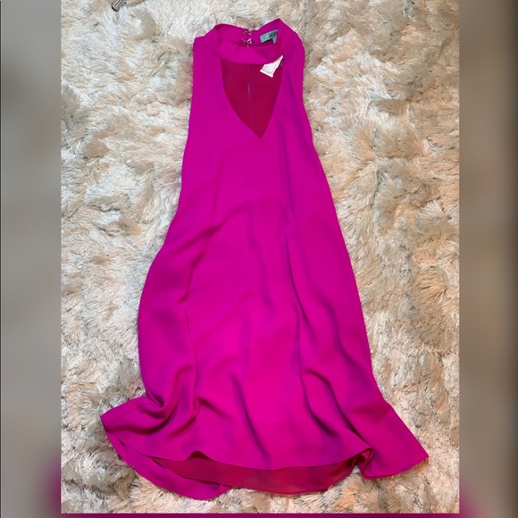 Pink Halter Flowy Dress NWT - Picture 2 of 6